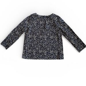 COS Cotton Patterned Top with Collar Detail